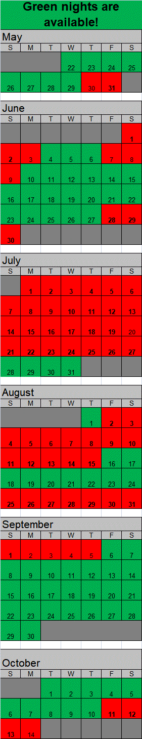 Blue Spruce Calendar