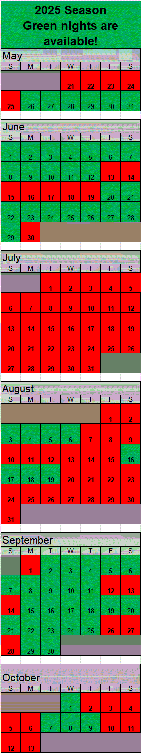 Hemlock Cabin Calendar