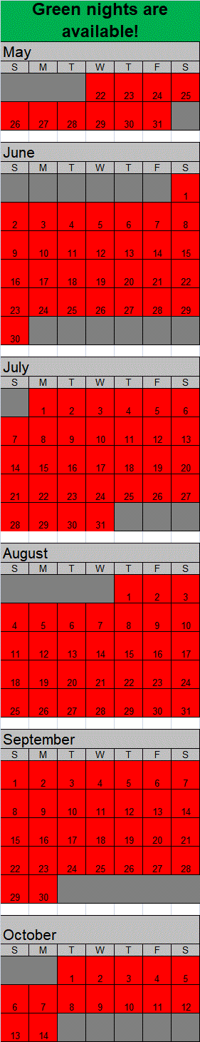 Pine Grove Calendar