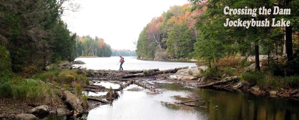 Crossing Jockeybush Dam